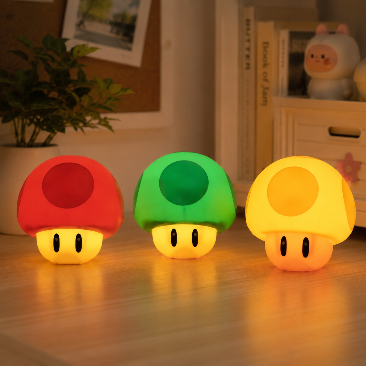 Retro Block Lamp - Mario-inspired Night Lamp