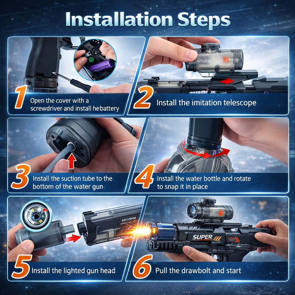 AquaStrike Pro™ - The Ultimate Electric Water Blaster
